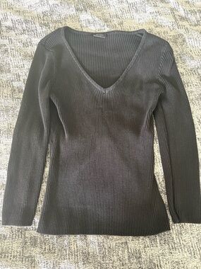 Brandy Melville John Galt Black Shirt